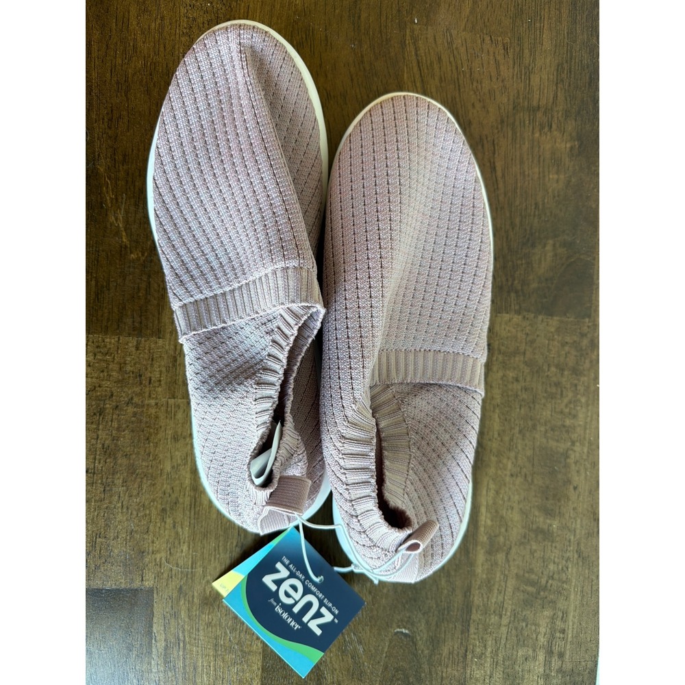 Zenz from Isotoner Women Evening Sand Knit Slip On Shoes A95110EVS9 Size 9